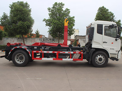 東風(fēng)天錦鉤臂車SCS5180ZXXDFH6車廂可卸式垃圾車