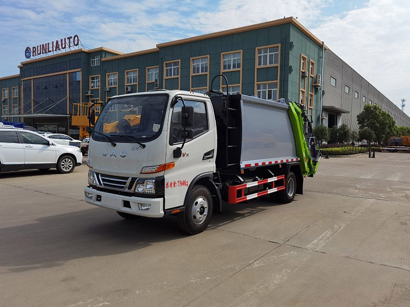 江淮V3國六底盤6方壓縮垃圾車