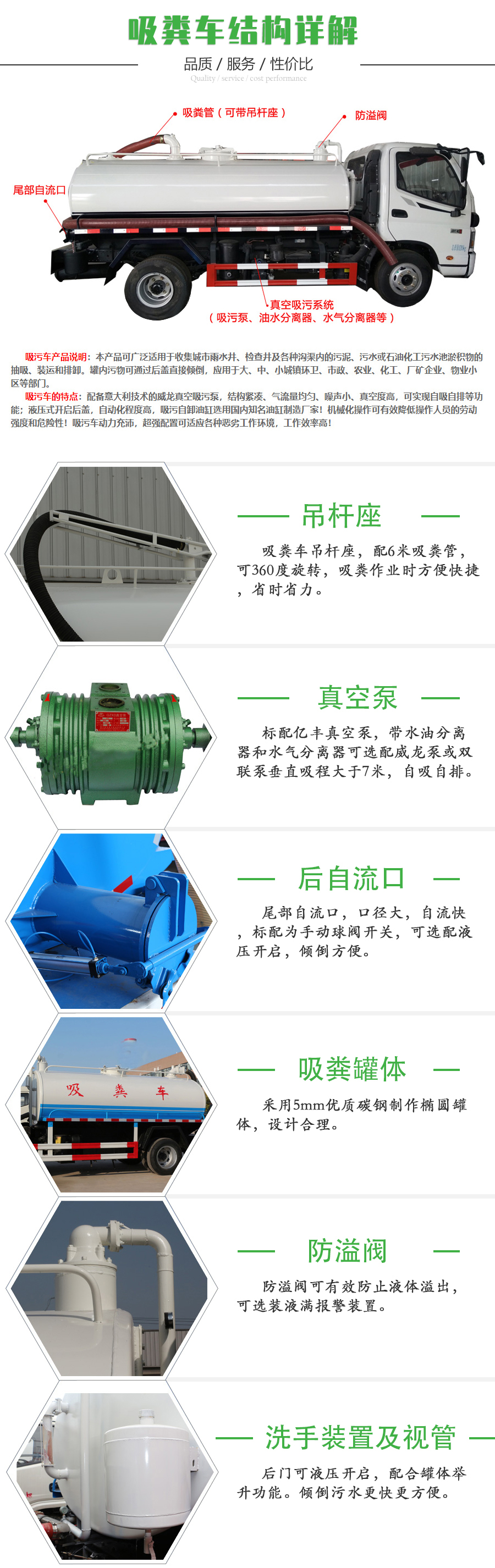 開瑞藍牌2方吸糞車